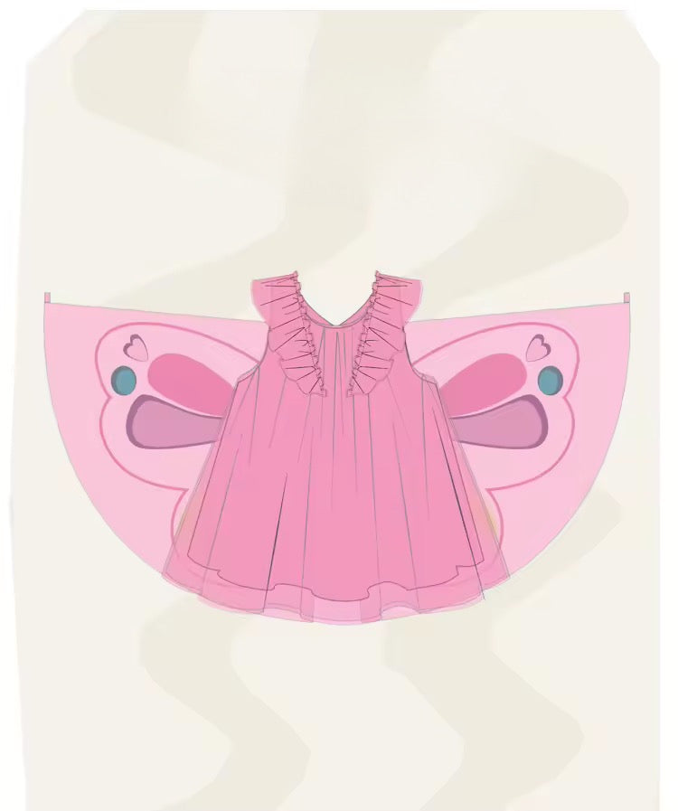 Encanto de Borboleta Rosé