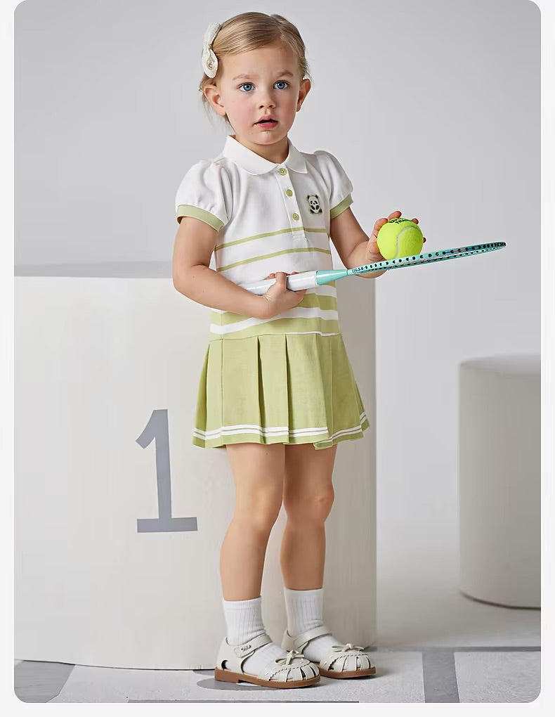Vestido Polo Green Stripes