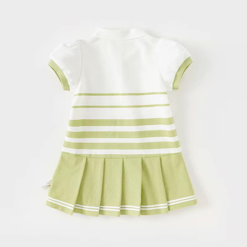 Vestido Polo Green Stripes