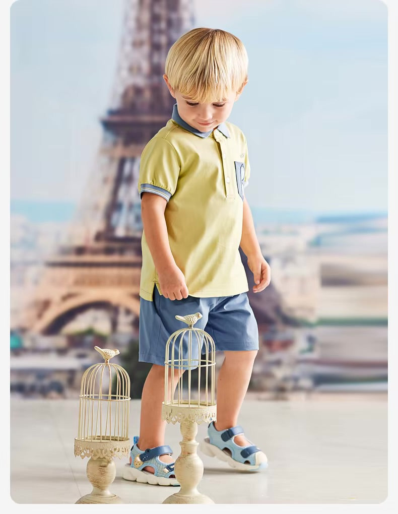 Conjunto Polo e Shorts Parisian Chic