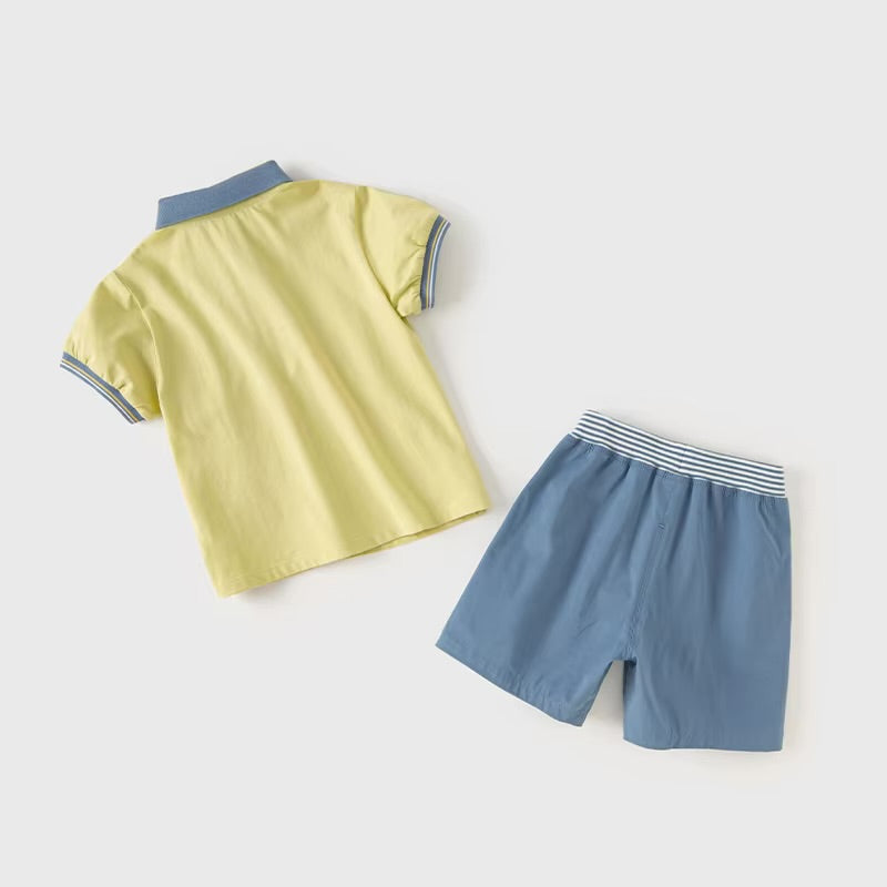 Conjunto Polo e Shorts Parisian Chic