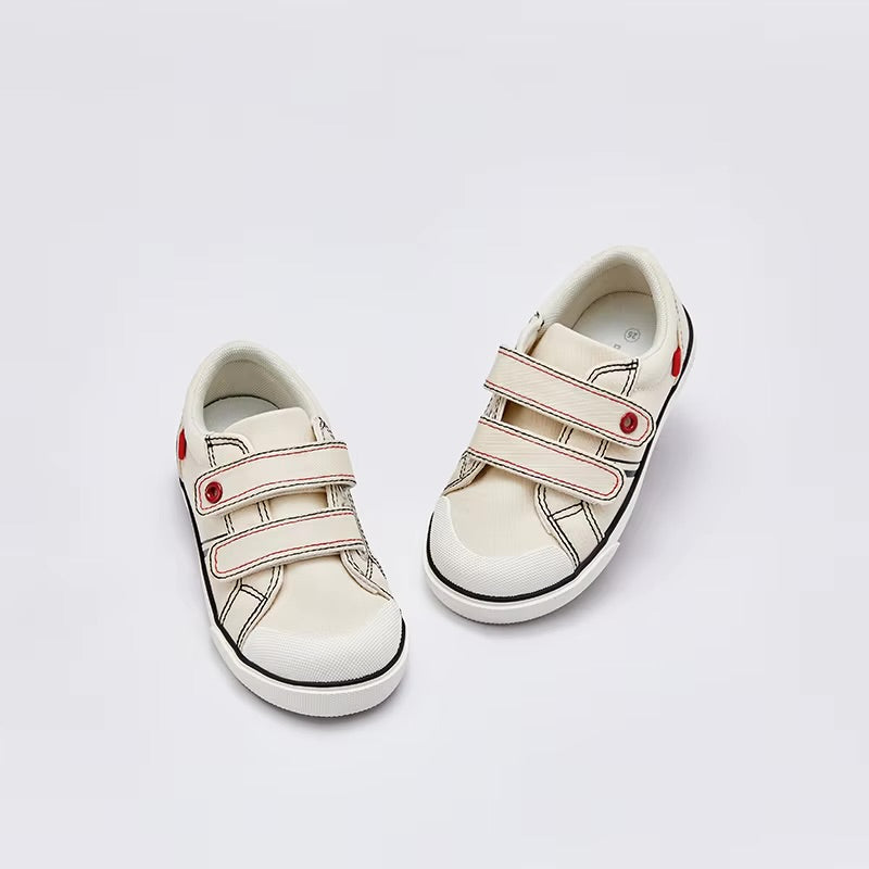 Tênis Infantil Bege com Velcro