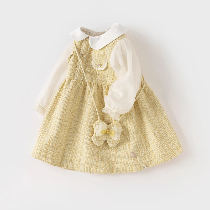 Vestido Tweed Pérola – Sofisticação e Charme Atemporal