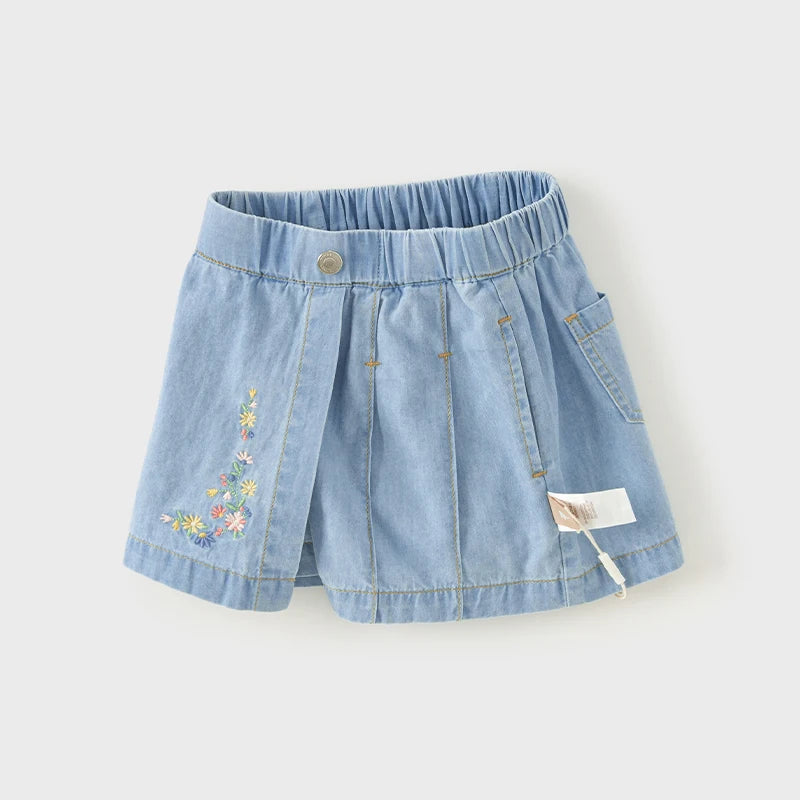 Short-Saia Bleu Fleur