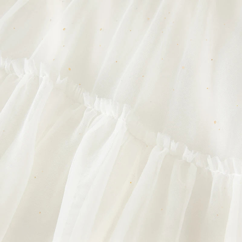Vestido Branco Luxo com Bordados Delicados