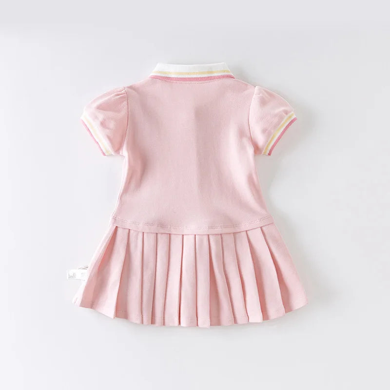 Vestido Polo Rosa Infantil