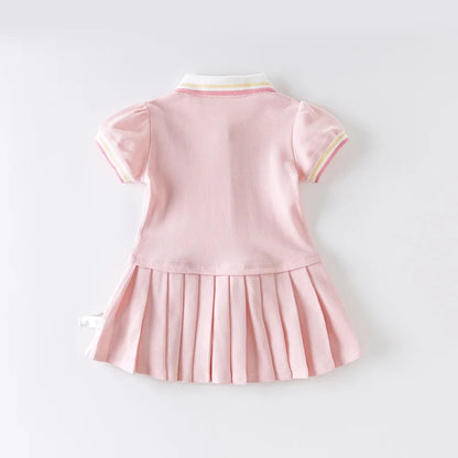 Vestido Polo Rosa Infantil