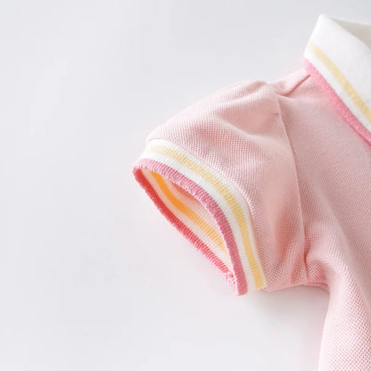 Vestido Polo Rosa Infantil