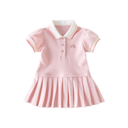 Vestido Polo Rosa Infantil