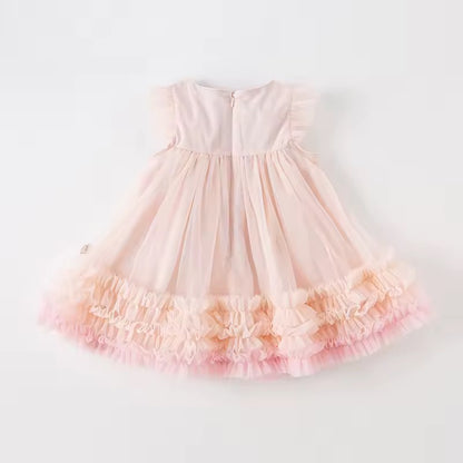 Vestido Pluma Rosé