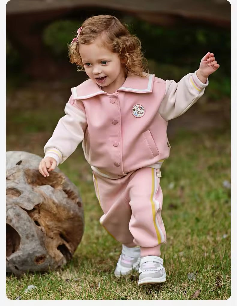 Conjunto Moletom Rosé de Luxe