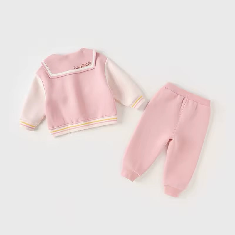 Conjunto Moletom Rosé de Luxe