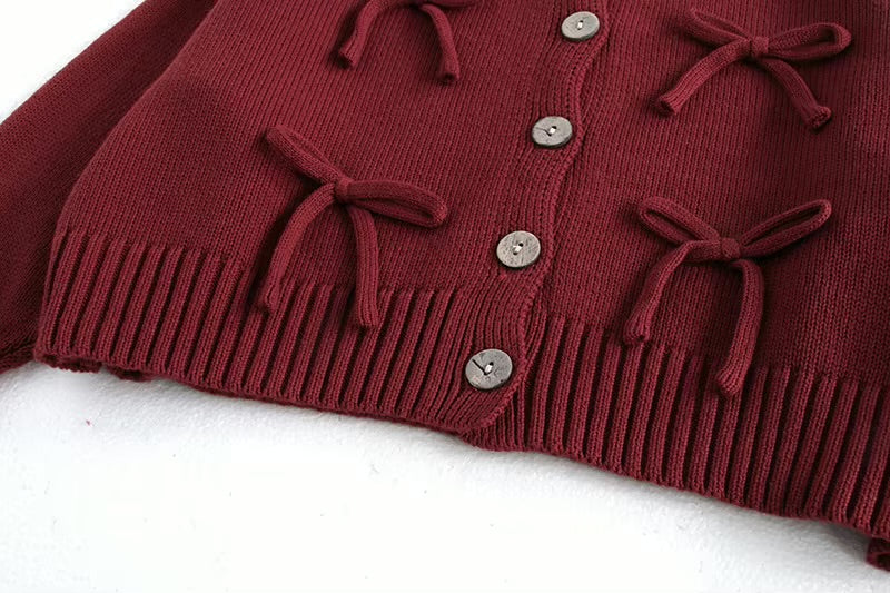 Cardigan Infantil de Tricô com Laços – Elegância e Conforto para Sua Criança! - Petititete