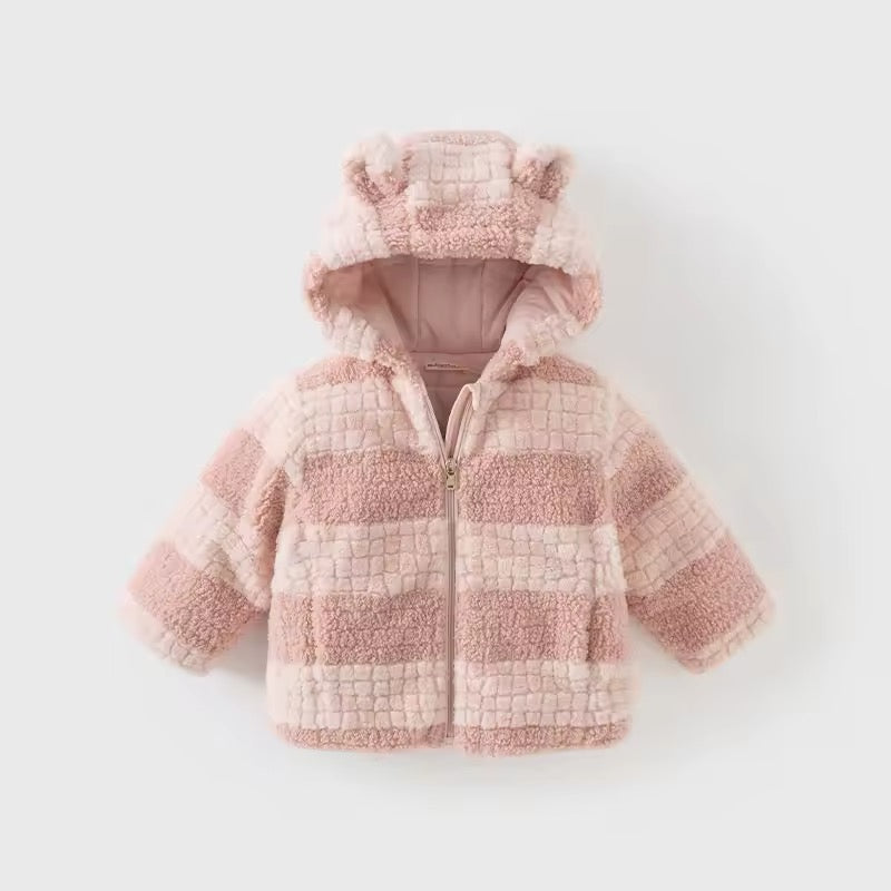 Casaco Listrado Rosé Canelle