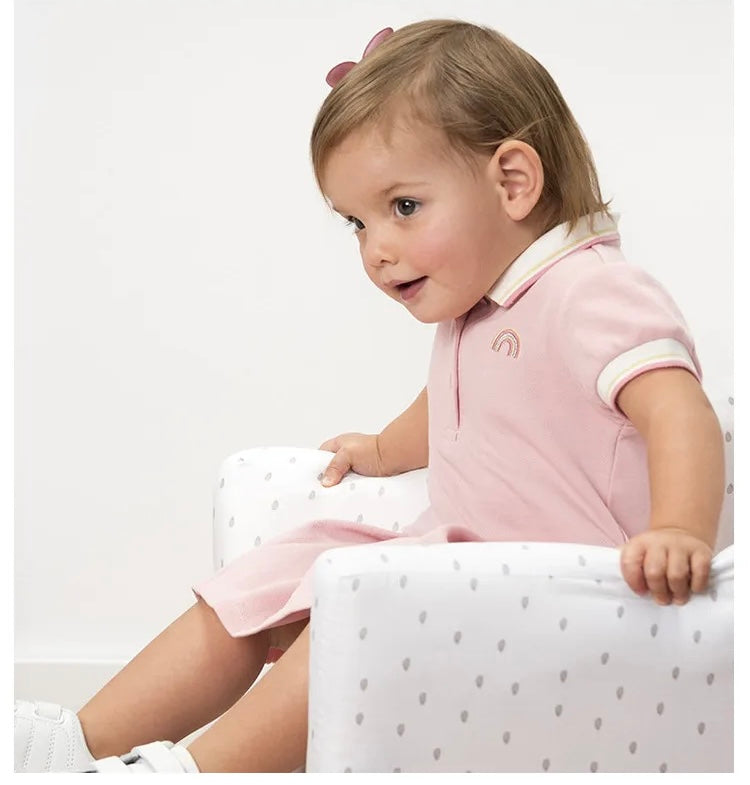 Vestido Polo Rosa Infantil
