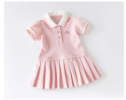 Vestido Polo Rosa Infantil