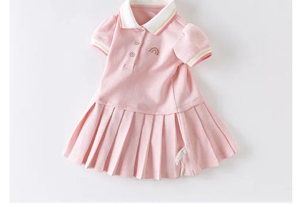 Vestido Polo Rosa Infantil