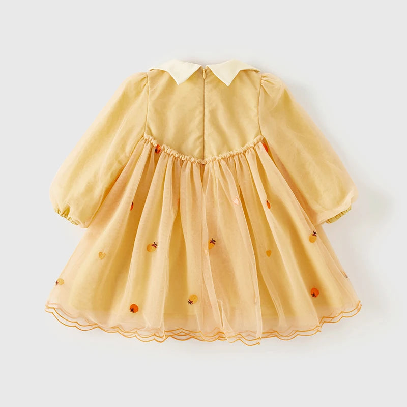 Vestido Amarelo com Bordado