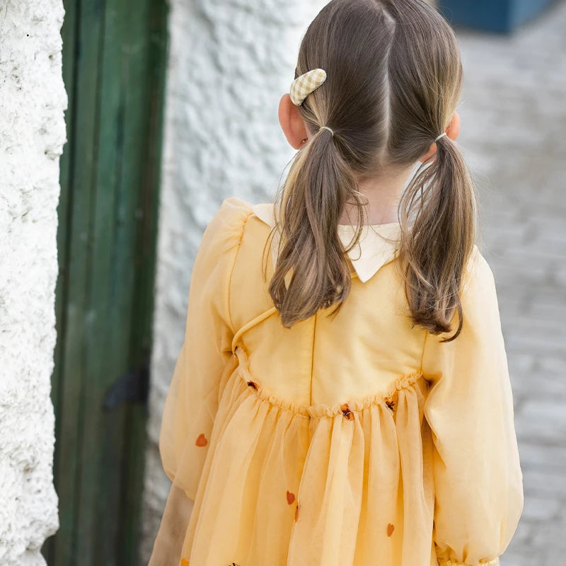 Vestido Amarelo com Bordado
