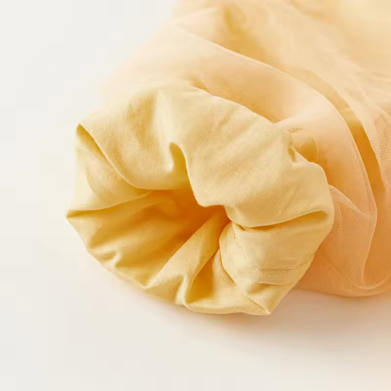 Vestido Amarelo com Bordado