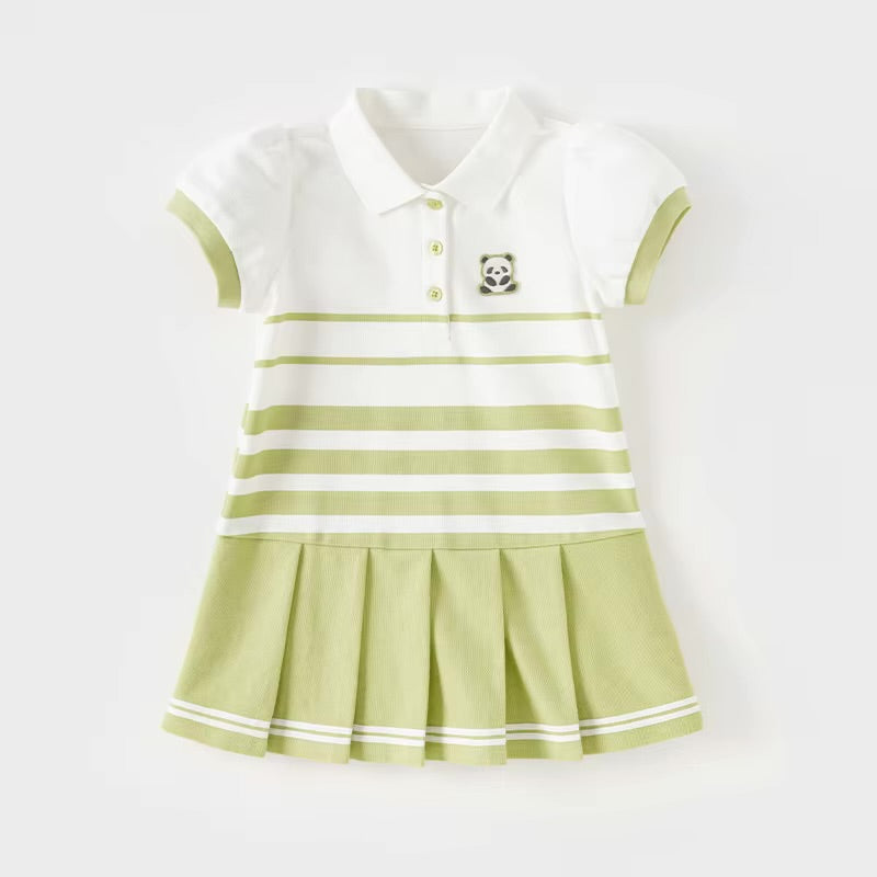 Vestido Polo Green Stripes