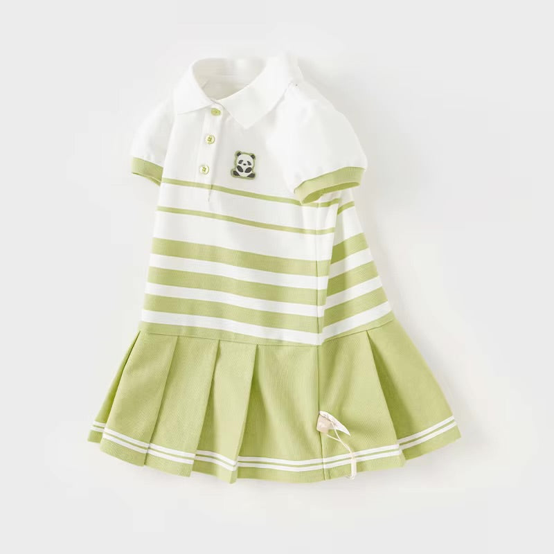 Vestido Polo Green Stripes