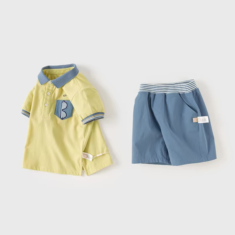 Conjunto Polo e Shorts Parisian Chic