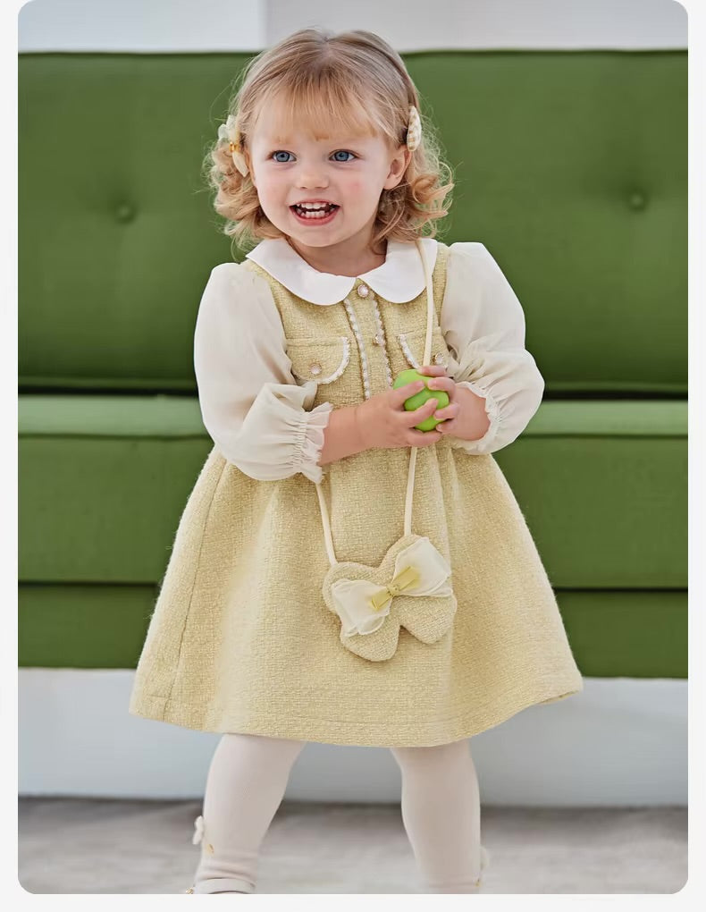 Vestido Tweed Pérola – Sofisticação e Charme Atemporal