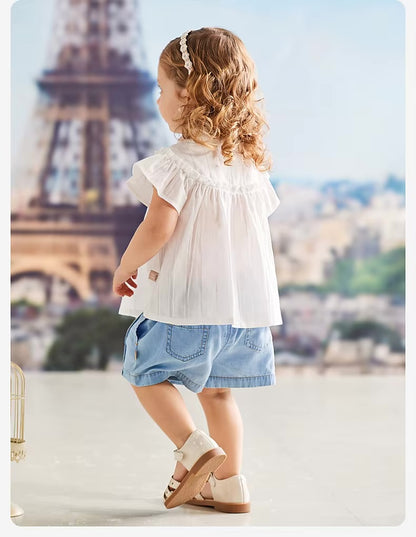 Short-Saia Bleu Fleur