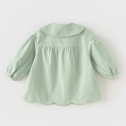 Casaco Jardin Pistache com Bolsos Florais