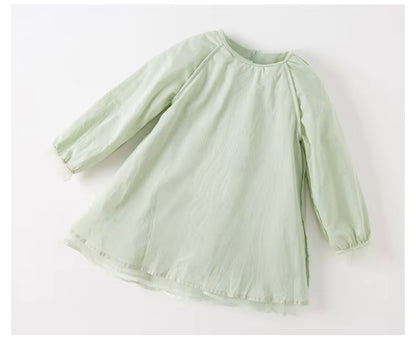 Vestido Verde Floral com Tule Bordado
