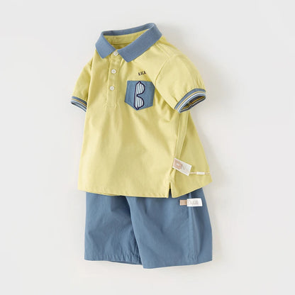 Conjunto Polo e Shorts Parisian Chic