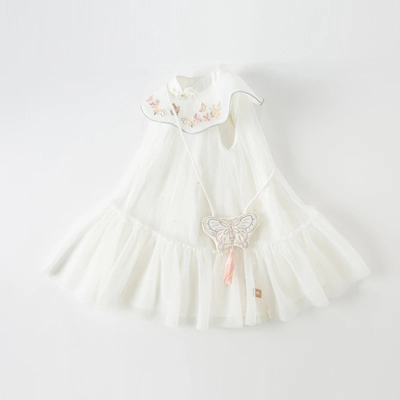 Vestido Branco Luxo com Bordados Delicados