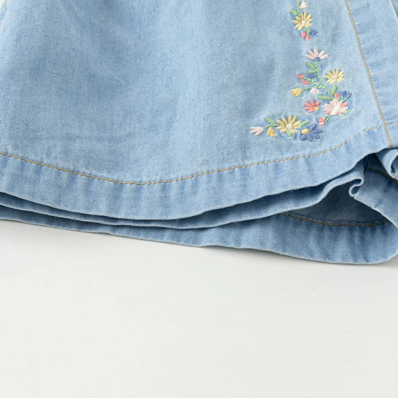 Short-Saia Bleu Fleur