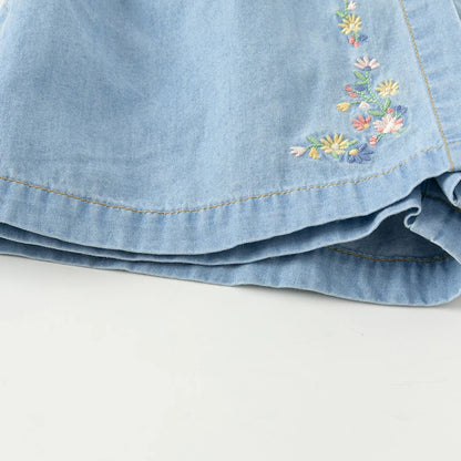 Short-Saia Bleu Fleur