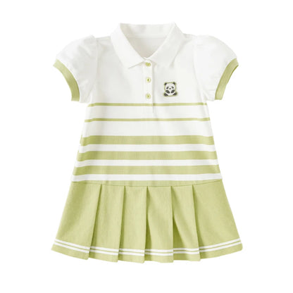 Vestido Polo Green Stripes