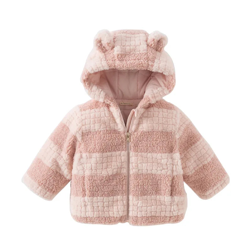 Casaco Listrado Rosé Canelle