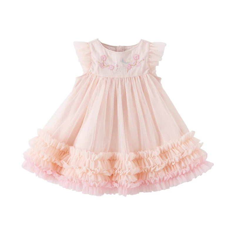 Vestido Pluma Rosé