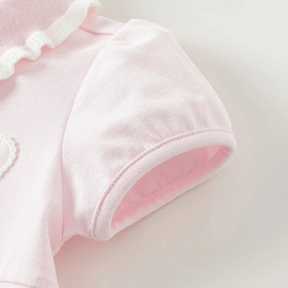 Macacão Polo Rosa
