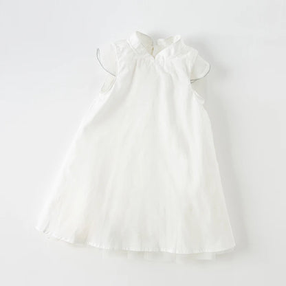Vestido Branco Luxo com Bordados Delicados