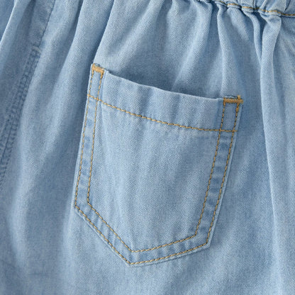 Short-Saia Bleu Fleur