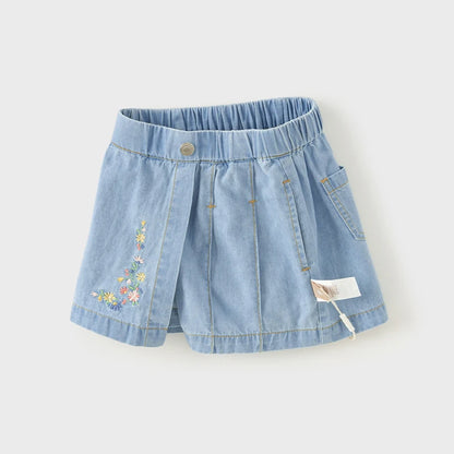 Short-Saia Bleu Fleur