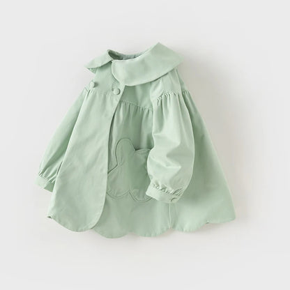 Casaco Jardin Pistache com Bolsos Florais