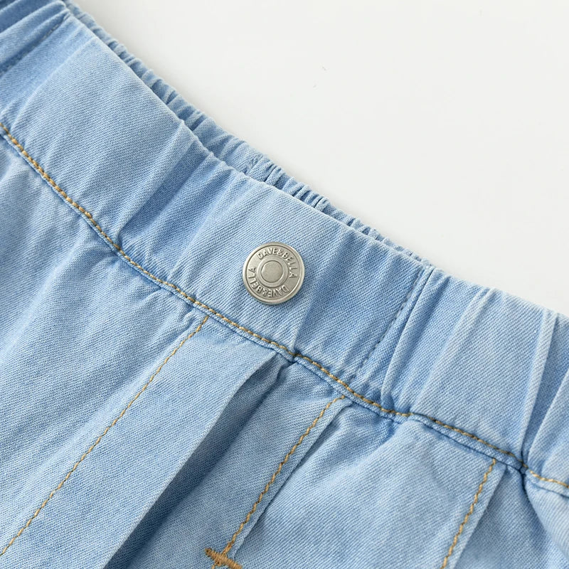 Short-Saia Bleu Fleur