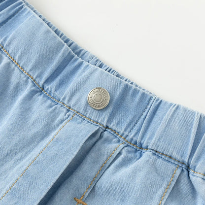 Short-Saia Bleu Fleur