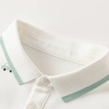 Camisa Polo Infantil - Estampa de Carros