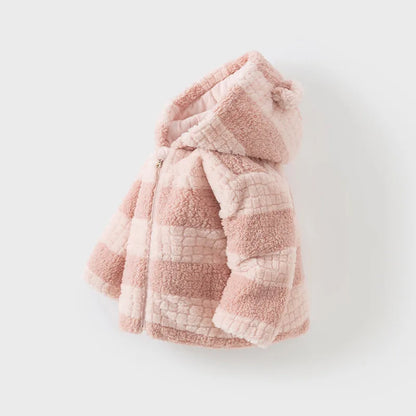 Casaco Listrado Rosé Canelle