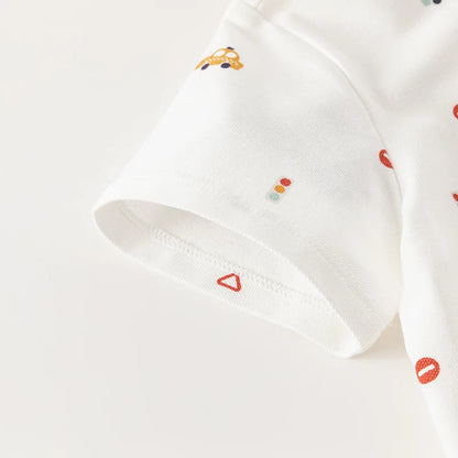 Camisa Polo Infantil - Estampa de Carros