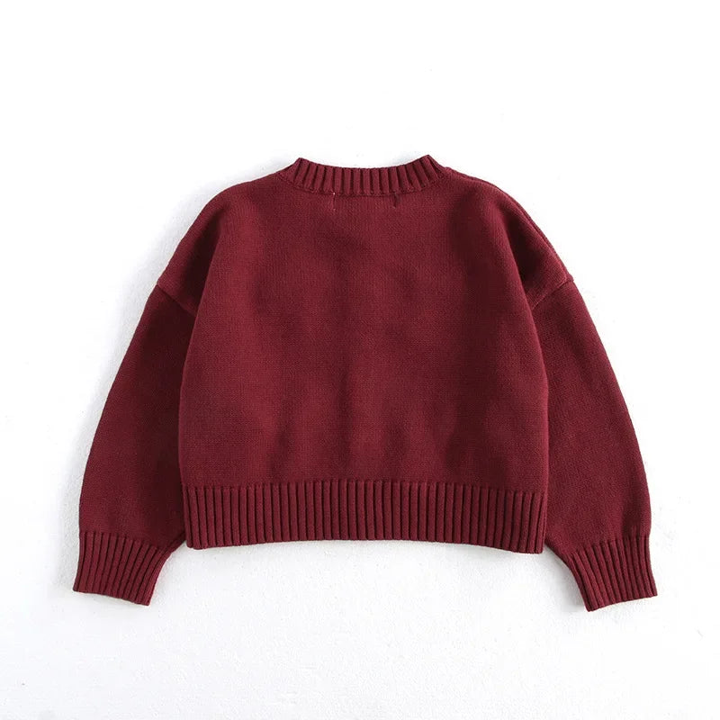 Cardigan Infantil de Tricô com Laços – Elegância e Conforto para Sua Criança! - Petititete