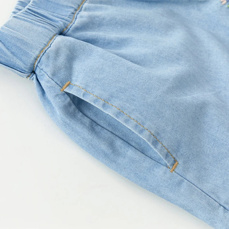 Short-Saia Bleu Fleur